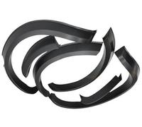 XÉBRAD For Isuzu, mu-x 2017 2018 2019 2020 6 pièces/ensemble garde-boue de voiture évasés passage de roue garde-boue noir mat Couverture de garniture de passage de roue de voiture