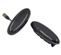 XEBRAD for Mazda, B2500 323 1997-1998 Hommage MX-6 Protege 2001 2002 2003 Clignotant LED Dynamique feu de Position latéral Clignotant de Voiture(Black Dynamic Smoked)