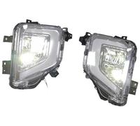 XEBRAD for Mitsubishi, for Triton L200 2019-2021 LED Feux diurnes DRL Couvercle de Phare antibrouillard avec Clignotant Jaune Clignotant de Voiture