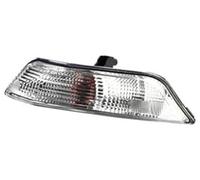 XEBRAD for Mustang, 2015 2016 2017 Clignotant de Pare-Chocs Avant indicateur de Lampe avec Ampoules halogènes FR3B-13201-A Clignotant de Voiture(Black 1pc Left Side)