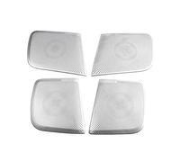 XEBRAD For NISSAN, Sylphy Sentra 2020 voiture une colonne haut-parleur décoration porte klaxon couverture haut-parleur Net Protection style Garniture de haut-parleur de voiture(Sliver-01)