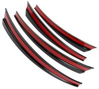 XÉBRAD For Tesla, modèle Y 4 pièces, accessoires de Modification d'arc de roue de garde-boue caché sans poinçonnage Couverture de garniture de passage de roue de voiture(Matte Black)