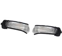 XEBRAD for Toyota, for Corolla, for AURIS 2010 11 2012 2013 2014, indicateur de rétroviseur d'aile de Porte, Clignotant de rétroviseur latéral LED Clignotant de Voiture(Black 1 Pair)