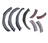 XÉBRAD For Toyota, Yaris 2018 voiture noir garde-boue Flare passage de roue roue sourcil accessoires de voiture Couverture de garniture de passage de roue de voiture