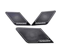 XEBRAD For VW, for Golf, 7 MK7 2014-2018 2019 2020 intérieur avant stéréo haut-parleur couverture garniture voiture style Garniture de haut-parleur de voiture(Black-01)