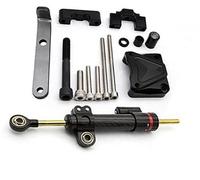 XEBRAD for ZERO, 10X Scooter électrique stabiliser Support en aluminium Kit de montage amortisseurs directionnels accessoires Unité de contrôle de conduite pour moto(BLACK 6)