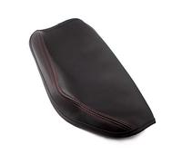 XEBRAD Garniture de couvercle boîte d'accoudoir commande centrale, for BMW, Série 3 F30 2013-2018 uniquement, conduite à droite, cuir microfibre noir Red Line Housse d'accoudoir