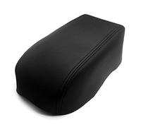 XEBRAD Garniture de couvercle de boîte d'accoudoir de console centrale de voiture, for Mazda, 6 2006-2009 2010 2011 2012 2013 2014 2015 style cuir microfibre Housse d'accoudoir(Schwarz)