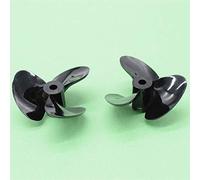 XEBRAD Hélice à grande vitesse for bateau Rc, 3 pales, vis inversée Positive, arbre de 3mm Pale d'hélice hors-bord marine(D26 Positive)