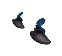 XEBRAD Hélice de bateau en Nylon à deux pales for radiocommandé, vis haute résistance D27/30/32/35/38/40/45/47mm Pale d'hélice hors-bord marine(D30 For 3p17mm)