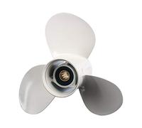 XEBRAD Hélice hors-bord à 3 pales en alliage d'aluminium, 11 1/8 X 13-G, for, 40-60hp Pale d'hélice hors-bord marine