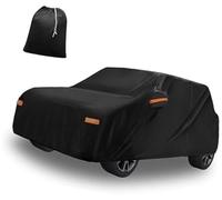 XEBRAD Housse de Voiture Automatique Housse de Protection pour Voiture, pour Mini Cooper, pour 4Dr, imperméable, UV et Toutes Saisons avec Porte, pour Fermeture éclair 210D