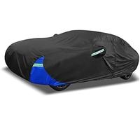 XEBRAD Housse de Voiture Automatique Housse de Voiture imperméable Toutes Saisons, pour berlines 15 à 16 Pieds, pour Une Protection extérieure résistante la Neige(Black for Sedan 178 185)