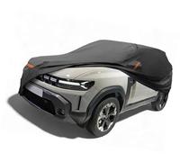 XEBRAD Housse de Voiture Automatique Housse de Voiture pour Dacia, pour Duster 2010 - 2023, pour Peva, imperméable, Coupe-Vent, Toutes Saisons, avec Droite, pour Fermeture éclair