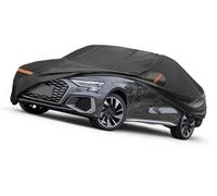 XEBRAD Housse de Voiture Automatique Housse de Voiture pour, pour A3 2012 - 2024, pour Peva, imperméable, Coupe-Vent, Toutes Saisons, avec Droite, pour Fermeture éclair