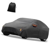 XEBRAD Housse de Voiture Automatique Housse de Voiture, pour Tesla Model Y 2020-2023, Polyester 210T, imperméable, Toutes Saisons, avec Porte conducteur, pour Grille d'aération