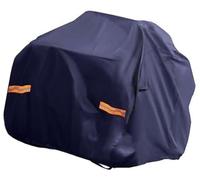 XEBRAD Housse de Voiture Automatique Housse de VTT pour Canam Outlander, pour Max XT DPS/XT-P 4 Roues Quad Limited Protection Contre Le Soleil et la Pluie 210D-PU Bleu Marine 245(Black Navy Blue)