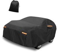 XEBRAD Housse de Voiture, for Odyssey, Film en Aluminium, Protection extérieure imperméable Contre Le Soleil, la Pluie, la Neige et la grêle, avec Porte, for Fermeture éclair Housse de Voiture