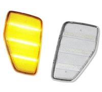 XEBRAD Indicateur de rétroviseur latéral 2 pièces, for Hummer H3 2006-2010 H3T 2009-2010 39smd Canbus LED pare-chocs garde-boue feu de position latéral clignotants ambre OEM #15873638 Clignotant de vo