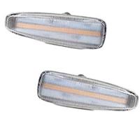 XEBRAD Indicateur de rétroviseur latéral 2 pièces, for Mitsubishi, Lancer EVO X, for Outlander, for Sport, for Mirage 2014+ Ambre dynamique LED garde-boue latéral clignotant feu de position Clignotant