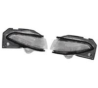 XEBRAD Indicateur de rétroviseur latéral, Clignotant extérieur, Clignotant, Voyant de rétroviseur, for Toyota, for Corolla, 2019 2020 2021 Clignotant de Voiture(Black 1 Pair)