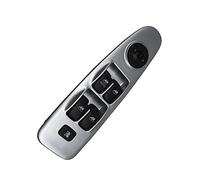 XEBRAD Interrupteur de commande de vitre avant gauche, boutons de commande de lève-vitre électrique de commande principale, for Hyundai, for Elantra, 2001-2006 Interrupteur de vitre de voiture(Silver)