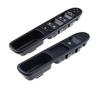XEBRAD Interrupteur de commande de vitre électrique, bouton électrique, for Peugeot, 307 Break 2000-2014 307SW 2002-2014 307CC 2003-2014 96351625XT 6554.KT Interrupteur de vitre de voiture(A Pair)