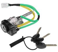 XEBRAD Interrupteur de cylindre verrouillage d'allumage avec clés n° 819203LA10/81920-3LA10 -, for Hyundai, Azera 2008, métal argenté 1 jeu Verrouillage du contacteur d'allumage