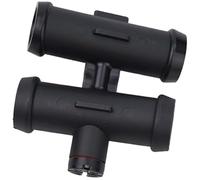 XEBRAD Joint de durite de chauffage de véhicule Connecteur de purge d'air tuyau liquide refroidissement, pour Bmw, pour Mini R50 R52 remplacement Direct 17127515494 Abs noir 1