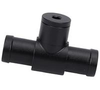 XEBRAD Joint de durite de chauffage de véhicule Connecteur de tuyau chauffage port purge liquide refroidissement, remplacement soulagement d'air système té en alliage d'aluminium usiné