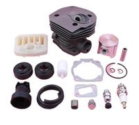 XEBRAD Kit cylindre-Piston for Husqvarna, filtre à Air et à carburant, joint d'admission, pièce de rechange for tronçonneuse, 44mm, 346XP, 350, 351, 353 Joint de carburateur