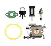 XEBRAD Kit d'ampoule d'amorce de joint de filtre de conduite de carburant de carburateur, for tronçonneuse STIHL, MS200 MS200T, for Zama, C1Q-S126B 1129 120 0653 Kit carburateur 2 temps