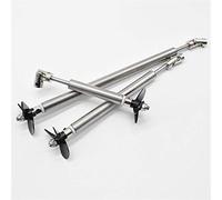 XEBRAD Kit d'arbre d'entraînement de bateau Rc, arbre de Transmission en acier inoxydable de 4mm + Joint universel + hélice, modèle de bateau Rc à monter soi-même Hélice de bateau hors-bord(L25cm Moto