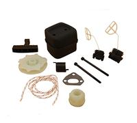 XEBRAD Kit de carburant de poulie de bouchon d'huile de joint de boulon de silencieux d'échappement, for Husqvarna, 137 137E 142 142E pièces de rechange de tronçonneuse de jardin Kit silencieux pour t