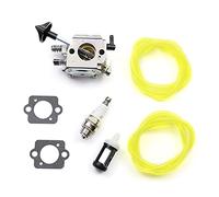 XEBRAD Kit de carburateur coupe-bordure souffleur de feuilles Carb bougie d'allumage filtre à carburant, for STIHL, BR400 BR420 BR320 BR380 42031200601 Kit carburateur 2 temps