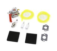 XEBRAD Kit de carburateur, filtre de conduite de carburant, pièces d'ampoule d'amorce, for Homelite, UT-20749 UT-20758 UT-20769 UT-20750 UP08713, for Zama, C1U-H47 Kit carburateur 2 temps