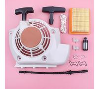 XEBRAD Kit de cliquet corde poignée filtre à Air et carburant, démarreur traction recul, débroussailleuse, pièce rechange remplacement, for STIHL, FS120 FS200 FS250 Unité de démarrage