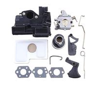 XEBRAD Kit de filtre à Air Piston carburateur, for STIHL, tronçonneuse MS180 018 1130 030 2004, 1130-120-0603 W, conduite carburant d'admission Joint de carburateur