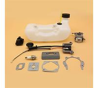 XEBRAD Kit de joint de bobine d'allumage de carburateur de réservoir de carburant, pièces de rechange de débroussailleuse de moteur 40-5 43CC 52CC CG430 CG520 1E40F-5 40F-5 Kit carburateur 2 temps