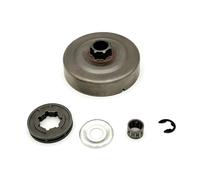 XEBRAD Kit de pignon jante tambour d'embrayage en acier trempé for tronçonneuse MS170 MS180 017 018 Ensemble d'embrayage