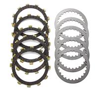 XEBRAD Kit de plaque de disque de Friction d'embrayage de moto, for TS75B TS75M TS75A TM75M TM75L TM75A AC100 AS100 OEM:21441-12010/21441-42G00 Disque de friction d'embrayage