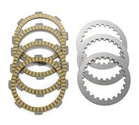 XEBRAD Kit de plaque de disque de friction d'embrayage, for ATV YFM125R RAPTOR XT125X XT125R YBR125 ED, accessoires de motos personnalisés Disque de friction d'embrayage