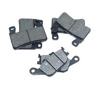 XEBRAD Kit de plaquettes de frein avant et arrière, for CB400 CB 400 Super Four 2004-2018 CB400A ABS 2018 CB400AD ABS E Package 2014-2015 Plaquettes de frein moto(Front and Rear)
