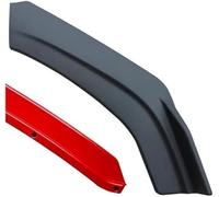 XÉBRAD Kit de Protection de Pare-Choc Avant en Fibre de Carbone for Kia Optima K5 2014-2017, Couleur contrastée (Carbone Rouge) lèvre de séparation de Voiture(Black Matte Black-Red)