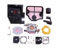 XEBRAD Kit de réparation carburateur, for Husqvarna, 136 137 141 142, joint d'étanchéité, filtre à air, tronçonneuse d'admission, pièce rechange Joint de carburateur
