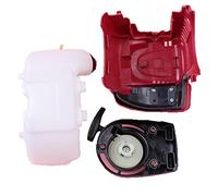 XEBRAD Kit de réservoir carburant démarreur traction couvercle moteur cylindre supérieur, pièces tondeuse à gazon 4 temps for GX35 GX 35 19720-Z0Z-000ZA Démarreur à rappel