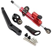 XEBRAD Kit de support montage d'amortisseur stabilisation direction moto 2002/2003, CBR954RR CBR 954 RR Unité de contrôle de conduite pour moto(BLACK 8)