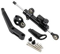 XEBRAD Kit de support montage d'amortisseur stabilisation direction moto 2002/2003, CBR954RR CBR 954 RR Unité de contrôle de conduite pour moto(BLACK 11)