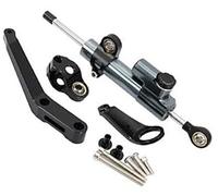 XEBRAD Kit de support montage d'amortisseur stabilisation direction moto 2002/2003, CBR954RR CBR 954 RR Unité de contrôle de conduite pour moto(BLACK 10)