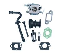 XEBRAD Kit de tuyau ligne filtre à huile carburant d'admission carburateur, for STIHL, MS250 MS210 MS230 021 023 025 tronçonneuse avec joint silencieux Joint de carburateur